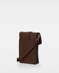 DECADENT COPENHAGEN GINA mobile crossbody bag Crossbody-väskor Mocha