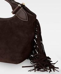 DECADENT COPENHAGEN MISSY small tote Toteväskor Suede Dark Brown