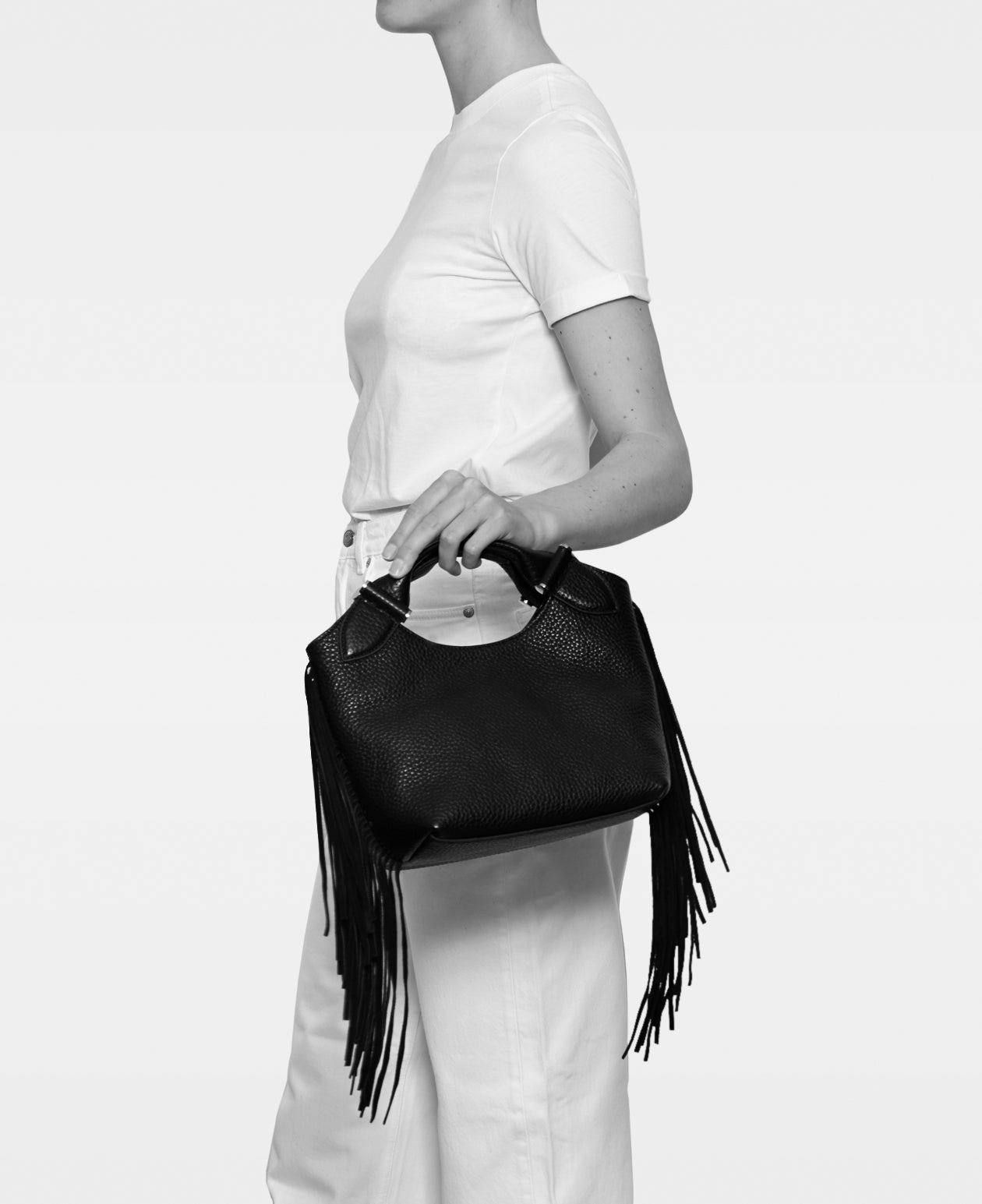 DECADENT COPENHAGEN MISSY small tote Toteväskor Suede Dark Brown