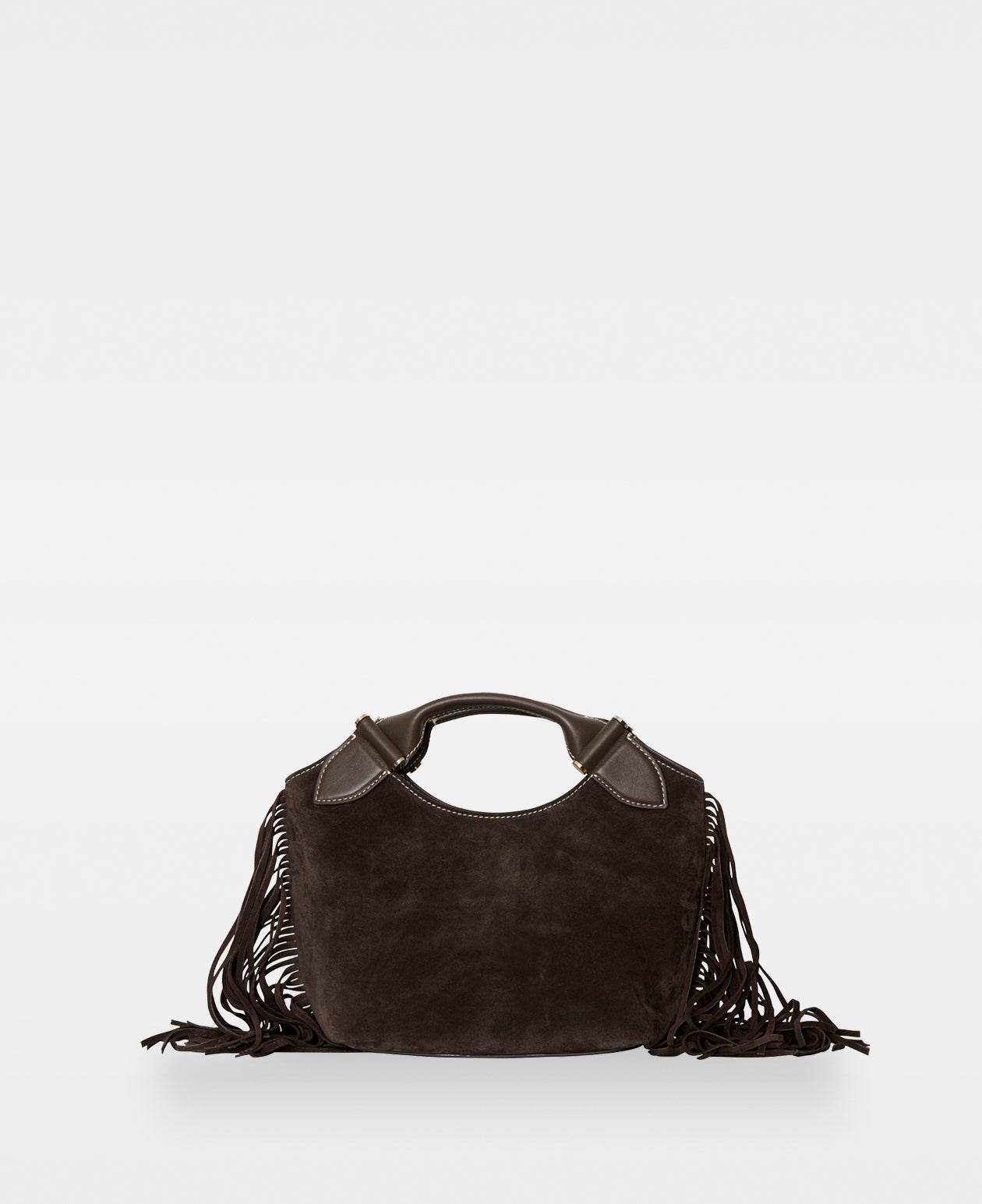 DECADENT COPENHAGEN MISSY small tote Toteväskor Suede Dark Brown