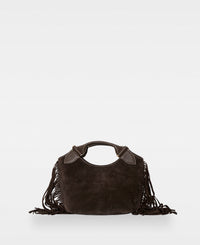 DECADENT COPENHAGEN MISSY small tote Toteväskor Suede Dark Brown
