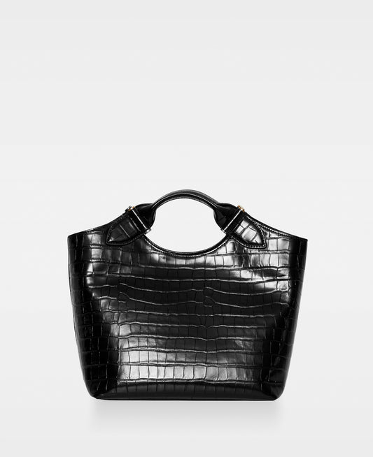 DECADENT COPENHAGEN TEDDY tote Toteväskor Croco Black