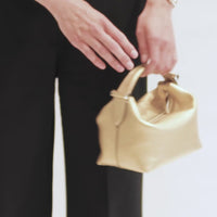 CALLY box bag - Gold Metallic