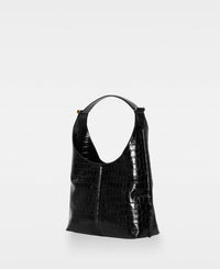 DECADENT COPENHAGEN CAROL small shoulder bag Axelväskor Croco Black