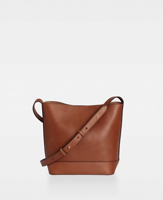 DECADENT COPENHAGEN EDITH small bucket bag Crossbody-väskor Vegetal Cognac