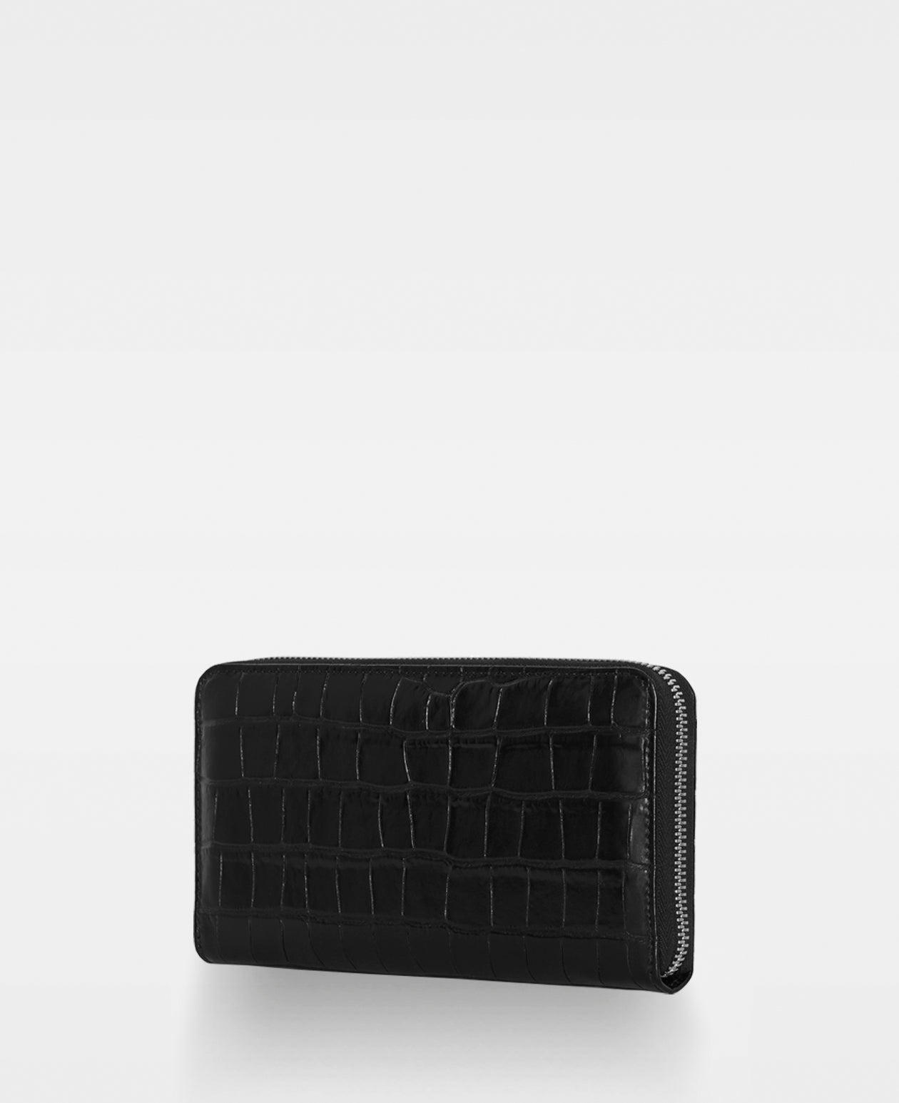 DECADENT COPENHAGEN ERIN zip wallet Plånböcker Croco Black