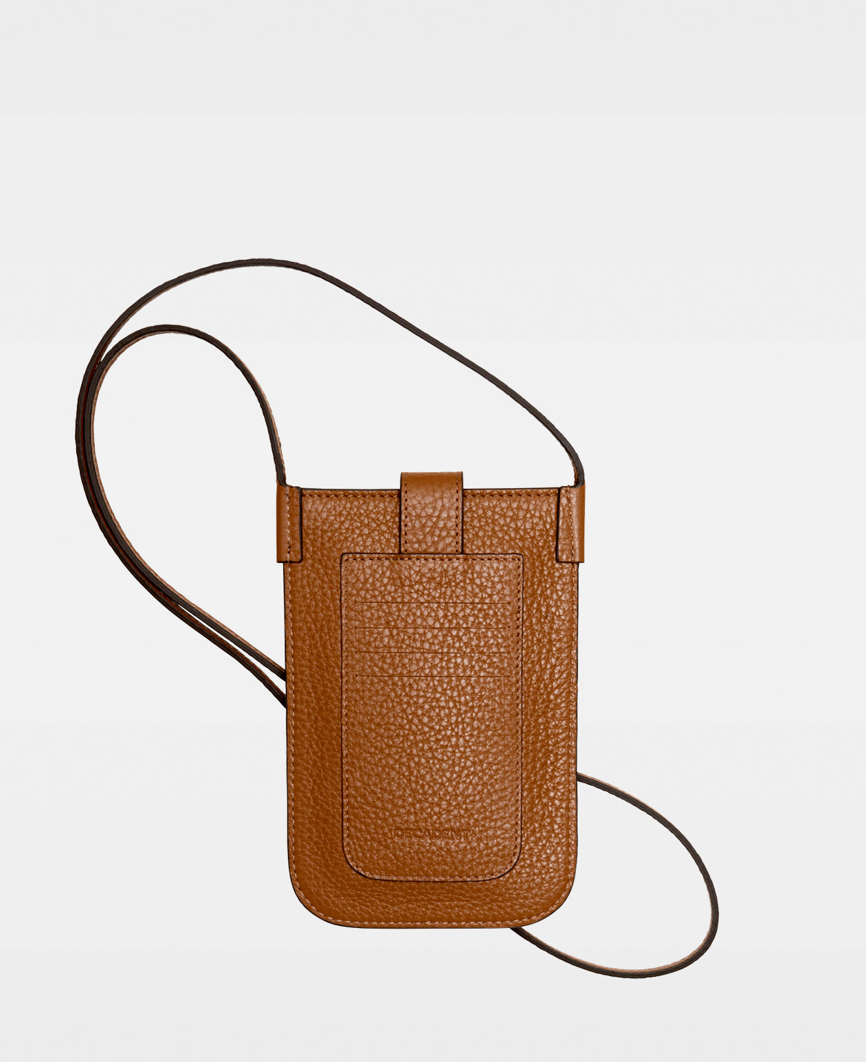 DECADENT COPENHAGEN FIONA mobile crossbody bag Crossbody-väskor Cognac 