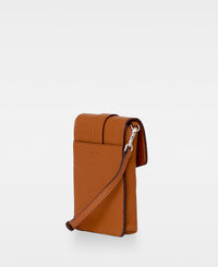 DECADENT COPENHAGEN GINA mobile crossbody bag Crossbody-väskor Cognac 