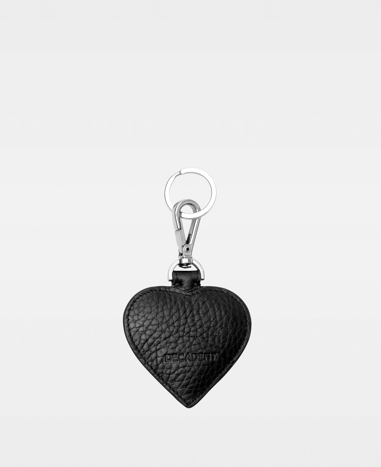 DECADENT COPENHAGEN HEART key ring Nyckelringar Black