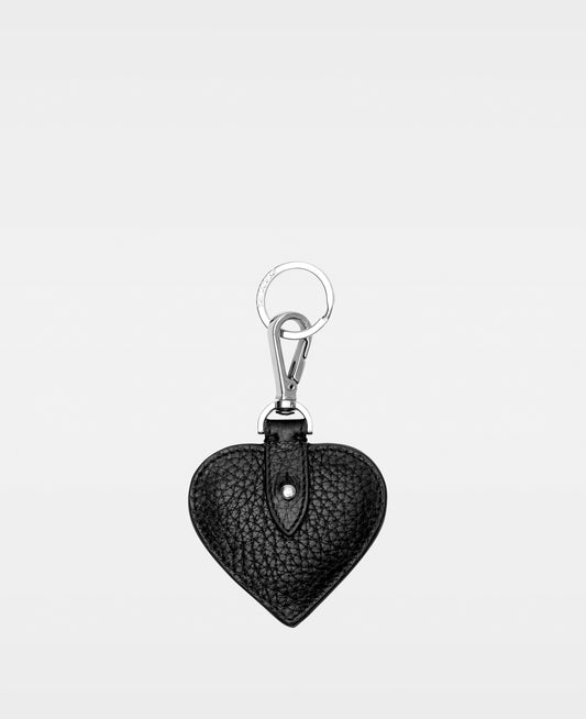 DECADENT COPENHAGEN HEART key ring Nyckelringar Black