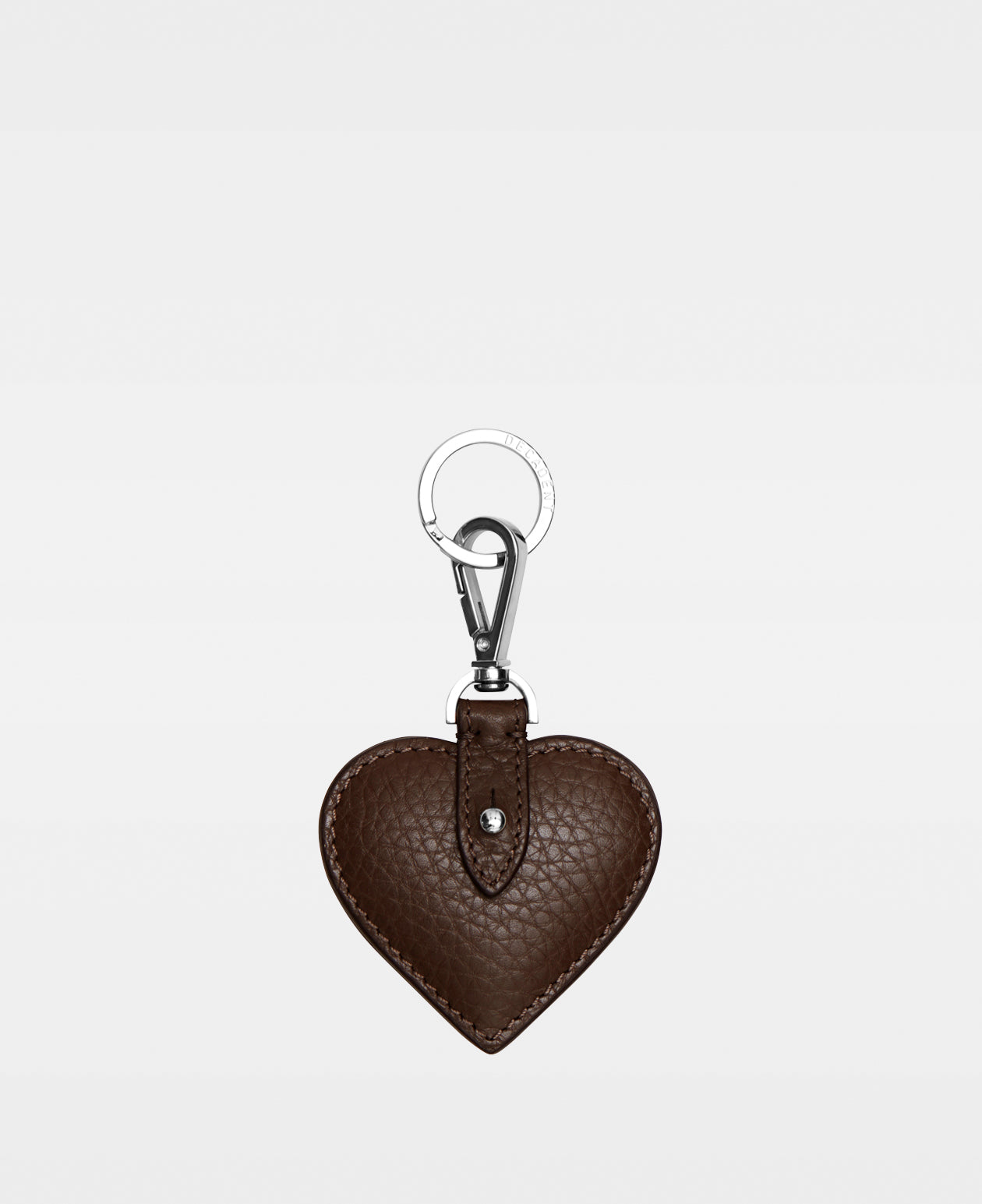 DECADENT COPENHAGEN HEART key ring Nyckelringar Mocha