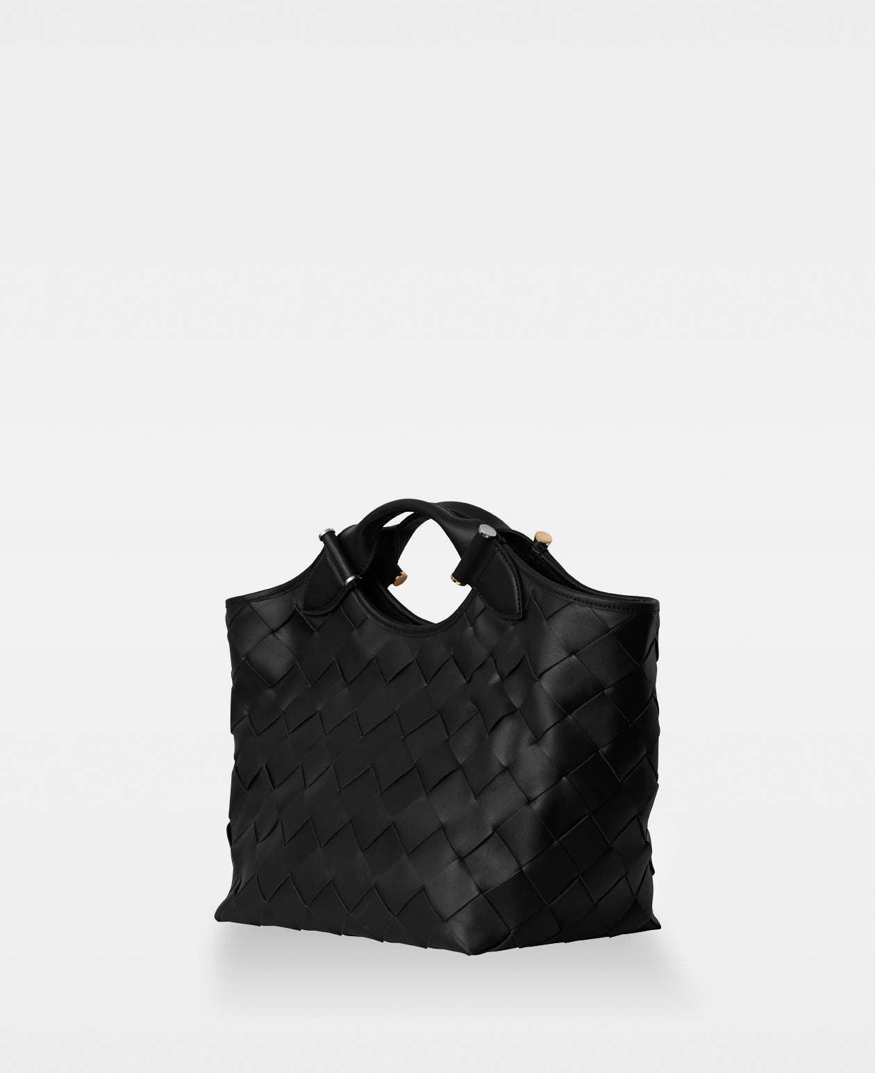 DECADENT COPENHAGEN JESSICA woven tote Toteväskor Black