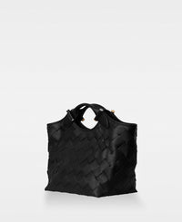 DECADENT COPENHAGEN JESSICA woven tote Toteväskor Black