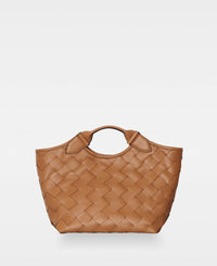 DECADENT COPENHAGEN JESSICA woven tote Toteväskor Camel 