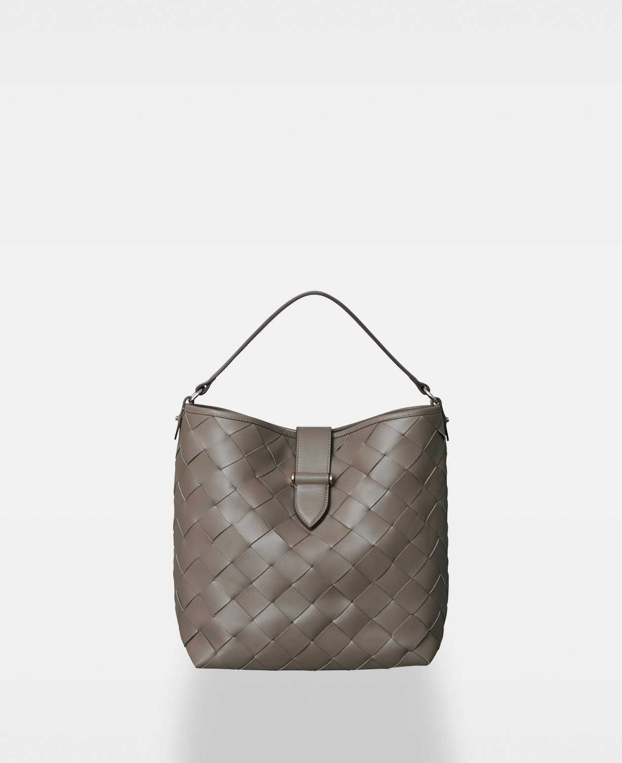 DECADENT COPENHAGEN LOIS woven bucket bag Handväska Clay