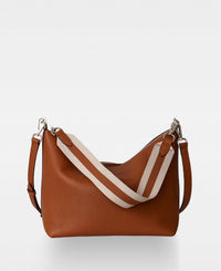 DECADENT COPENHAGEN MAGGIE big crossbody bag Crossbody-väskor Cognac 
