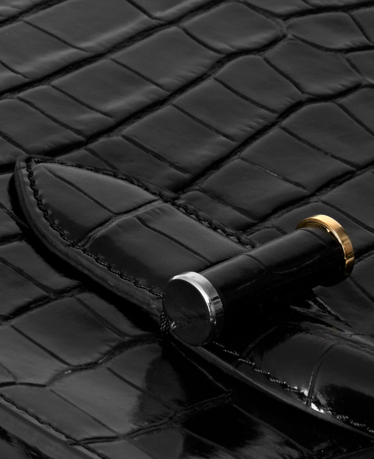 DECADENT COPENHAGEN MERLE big working bag Working Bags Croco Black