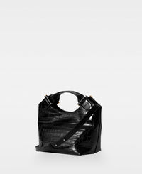 DECADENT COPENHAGEN MINNA small tote Toteväskor Croco Black