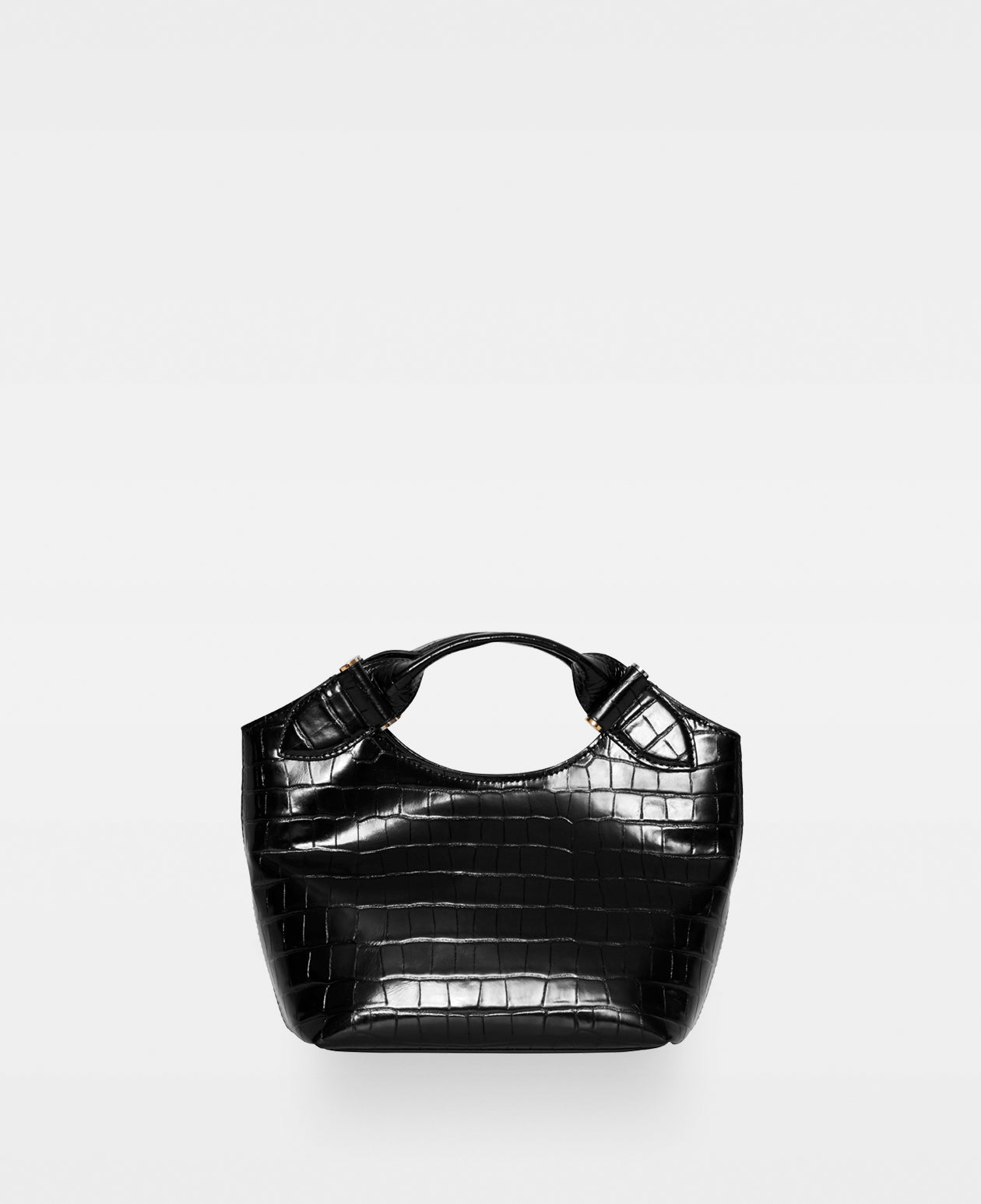 DECADENT COPENHAGEN MINNA small tote Toteväskor Croco Black