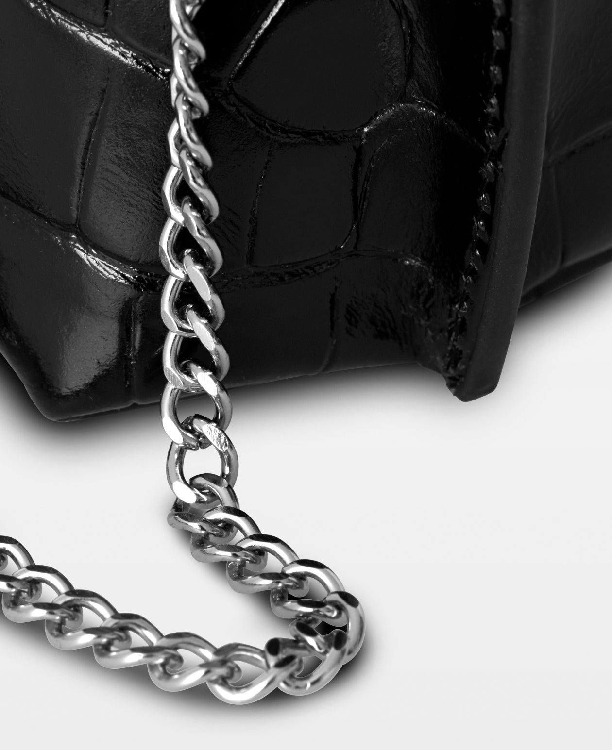 DECADENT COPENHAGEN PALMA small chain bag Small bags Croco Black