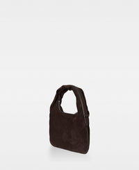 DECADENT COPENHAGEN TRACY small shoulder bag Axelväskor Suede Dark Brown