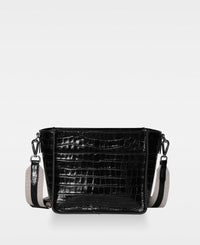 DECADENT COPENHAGEN VIVIAN small bucket bag Axelväskor Croco Black