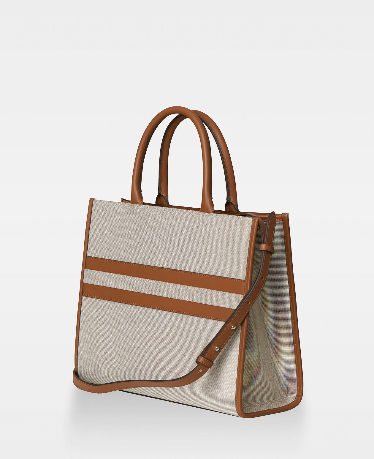 DECADENT COPENHAGEN WILLOW canvas tote Toteväskor Cognac 